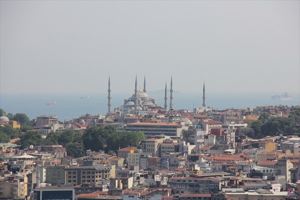 193-Вид на Стамбул, Голубая мечеть